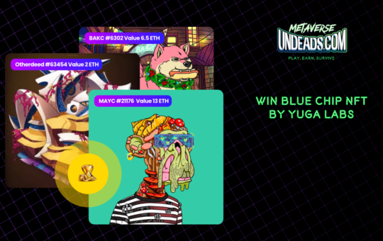 Undeads Announces the Prize Pool of MAYC, BAKC and Otherdeed NFTs for It’s Holders – Press release Bitcoin News