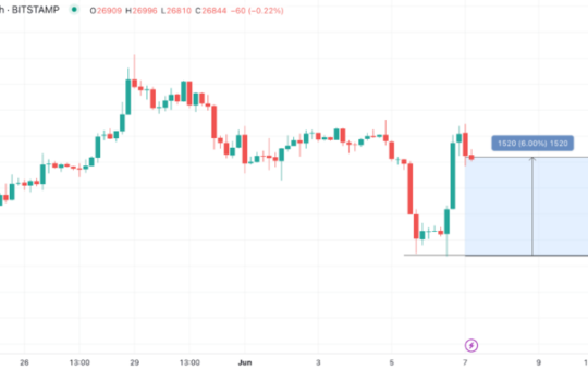 Crypto Prices Recover - Bitcoin Up 3%, $WSM Hits $4.8 Million