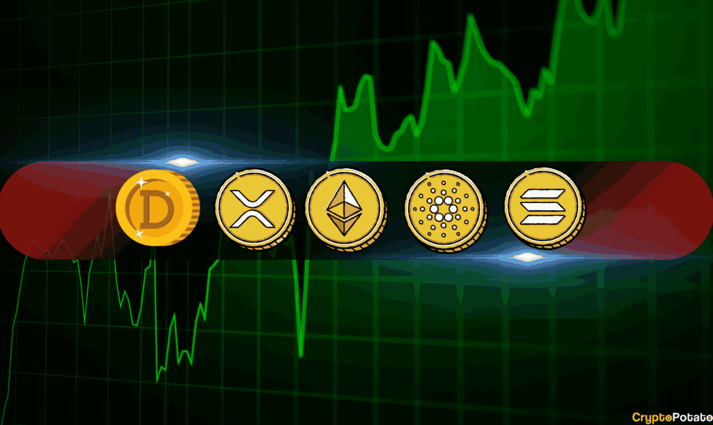 ETH, XRP, ADA, SOL, and DOGE
