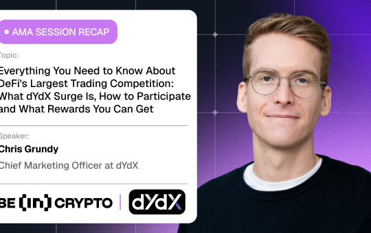 dYdX x BeInCrypto AMA Session