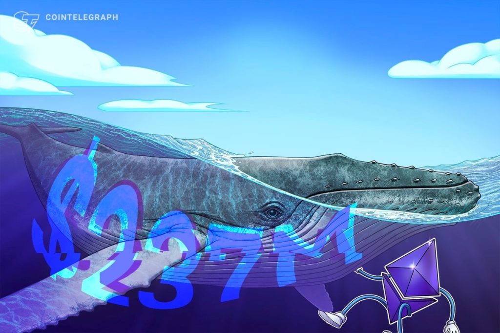 Ethereum Risks 25% Price Drop as "Massive Whale’"Moves $237m in ETH to Exchanges
