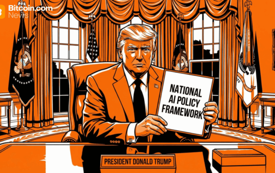 Trump Administration Unveils Federal AI Framework, Aims to Terminate State Regulation 'Patchwork' – Regulation Bitcoin News