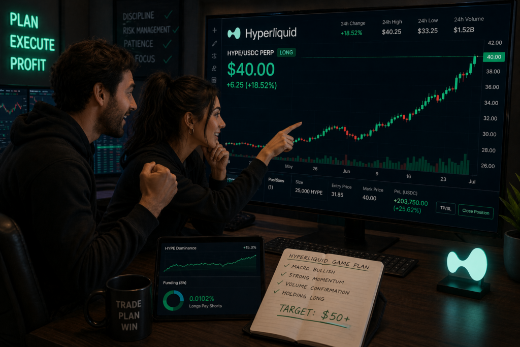 Analyzing a bullish HYPE chart