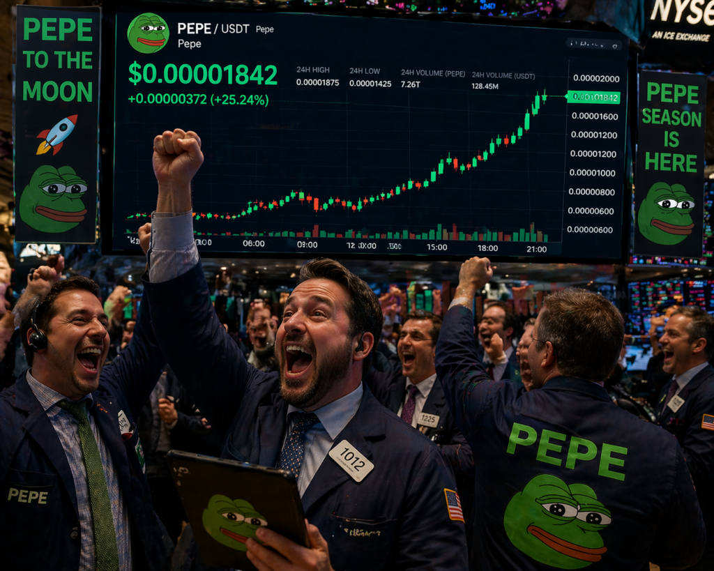 A bullish PEPE chart
