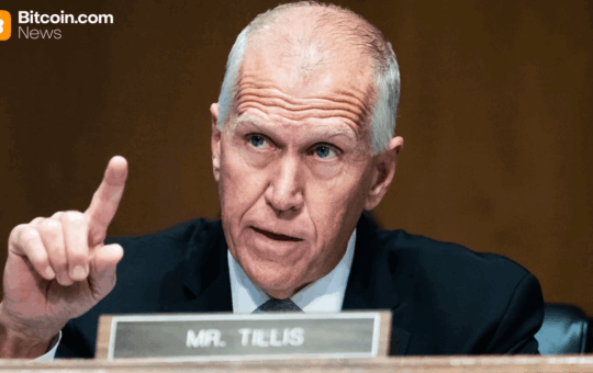 Stablecoin Yield Fight Nears Resolution as Tillis, Alsobrooks Finalize Draft Language – Regulation Bitcoin News