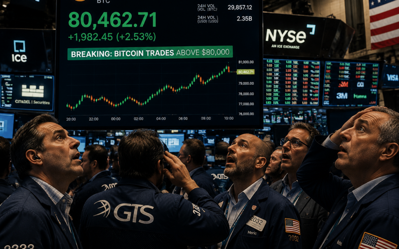 Bitcoin continues to trade around the $81k level