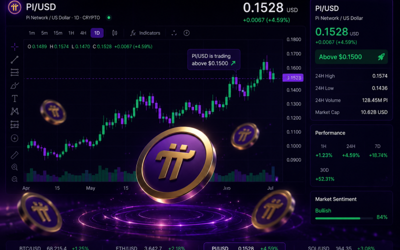 The PI/USD chart could flip bullish soon