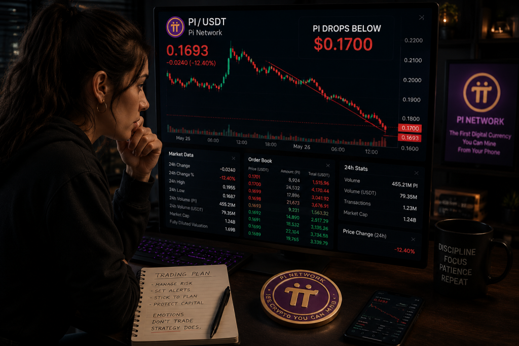 PI drops below the $0.1700 level.
