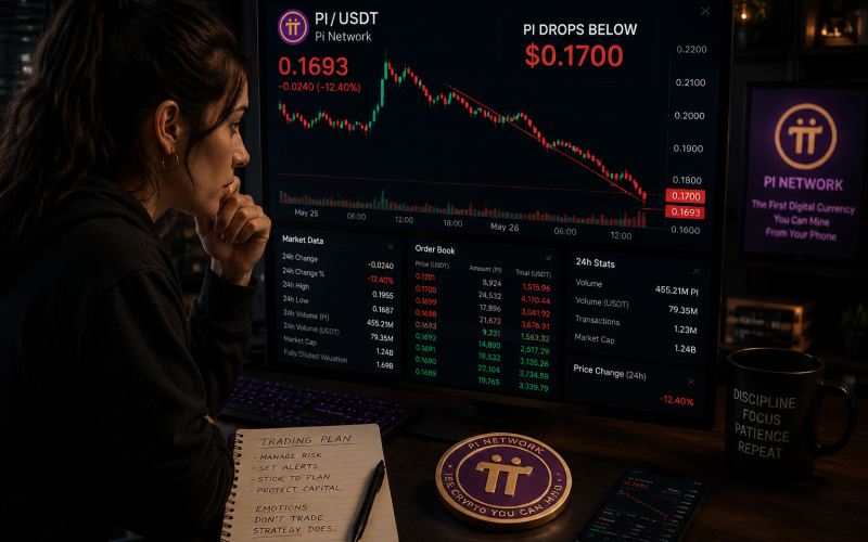 PI drops below the $0.1700 level.