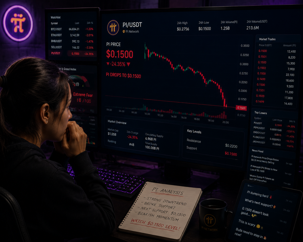 Analyzing PI as it hits $0.1500