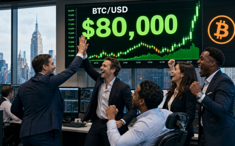Bitcoin hits $80k for the first time since May as rally continues
