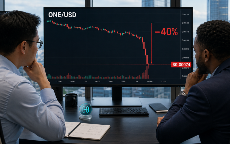 Harmony’s ONE token crashes 40% following a major exploit