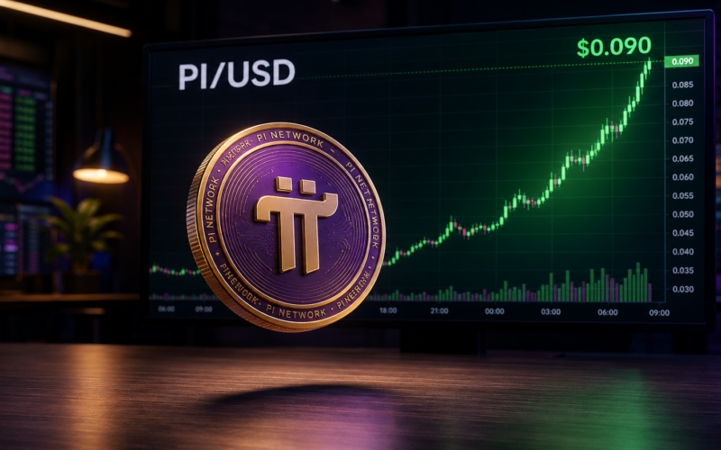 Pi Network tops $0.09 as the broader crypto market rally