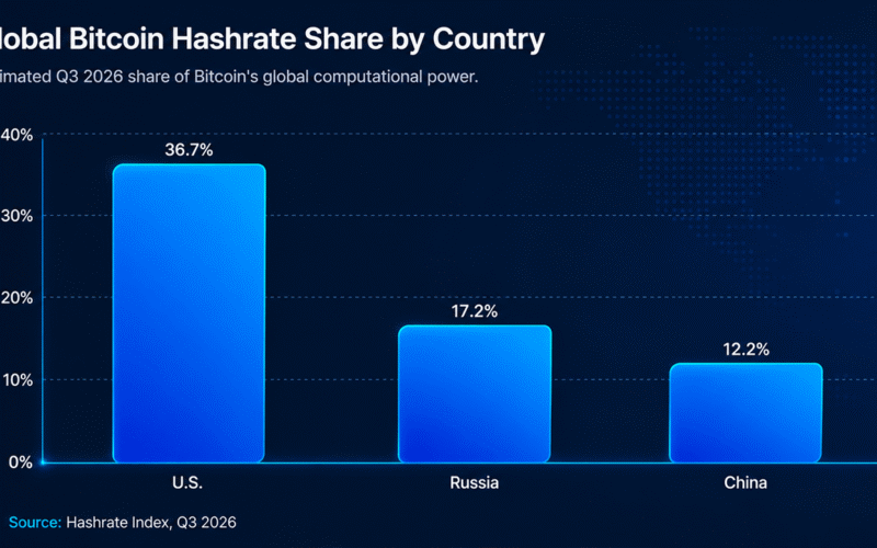 US Bitcoin Mining Grip Slips From Q1 to Q3 as Rival Nations Gain