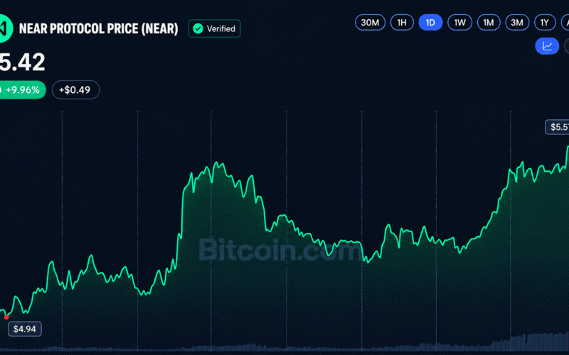 BCH and NEAR Surge 34% as Altcoins Outpace Bitcoin