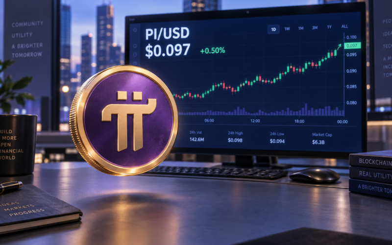Pi Network extends recovery above $0.097 as ecosystem utility grows