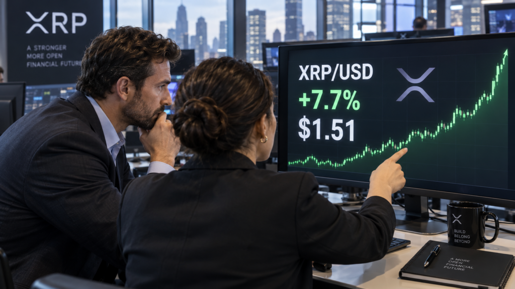 XRP jumps 8% as crypto short squeeze and Ripple developments draw attention