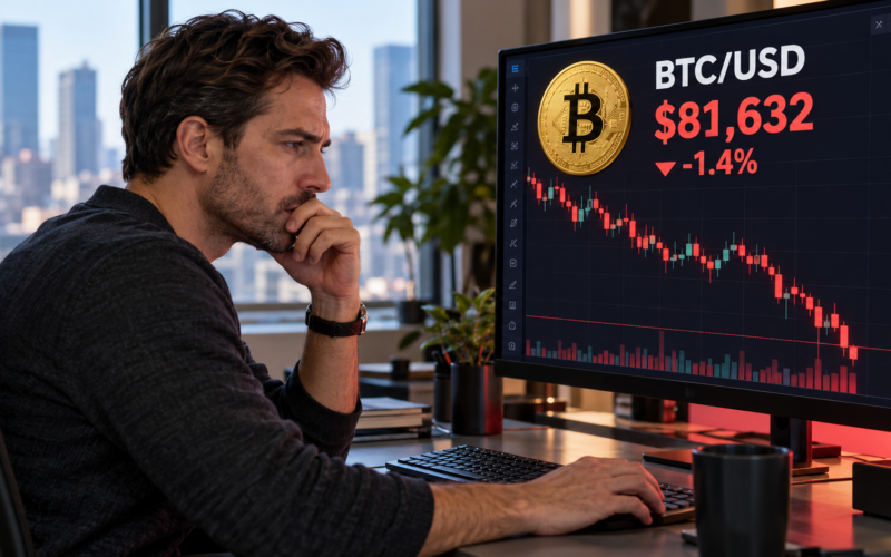 Bitcoin holds near $81,800 as BTC defends key support