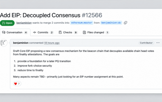 Ethereum Draft Targets Faster Finality and Future Quantum Defense