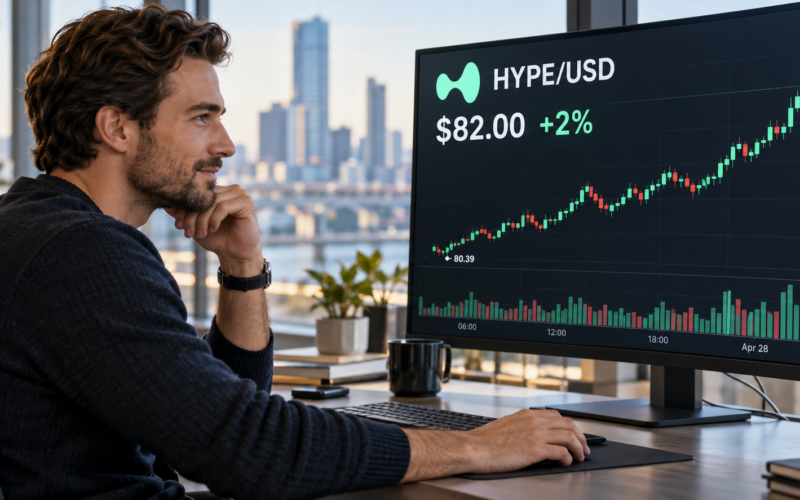 HYPE rebounds near $82 as Ripple Prime expands institutional access to Hyperliquid markets
