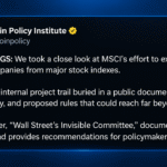 MSCI Rule Puts Strategy at Risk, Says Bitcoin Policy Institute Paper