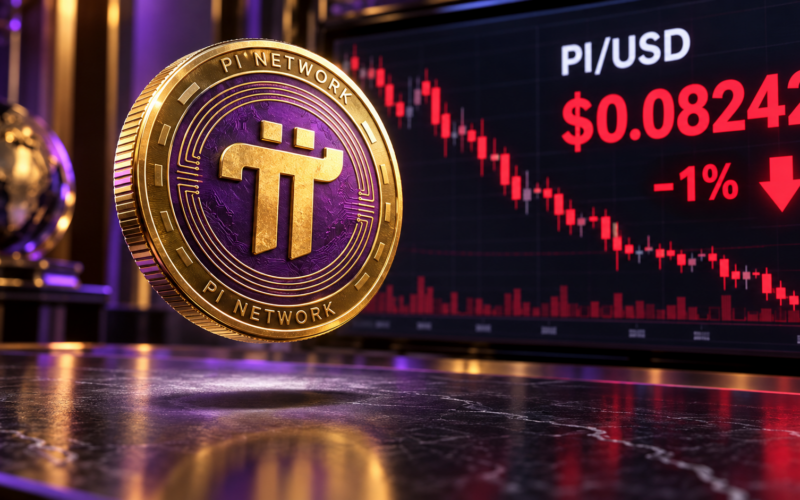 Pi Network dips 1% as falling Open Interest leaves $0.0801 support at risk