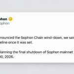 Sophon Set to Pull Plug on Layer 2 Network After $70M Funding Push – Bitcoin News
